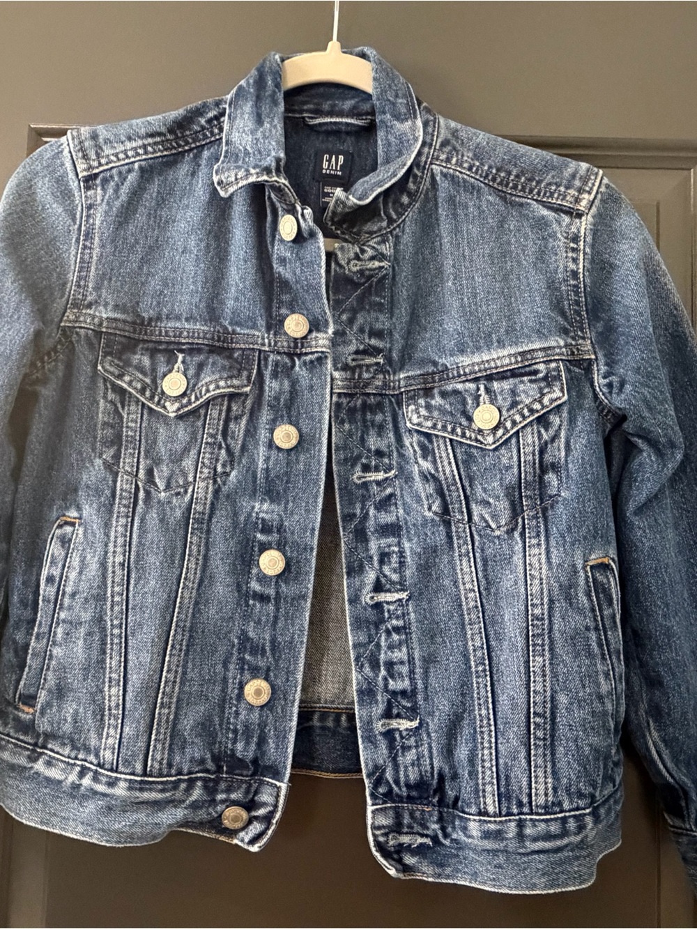 GAP Kids Blue Washed Denim Jacket